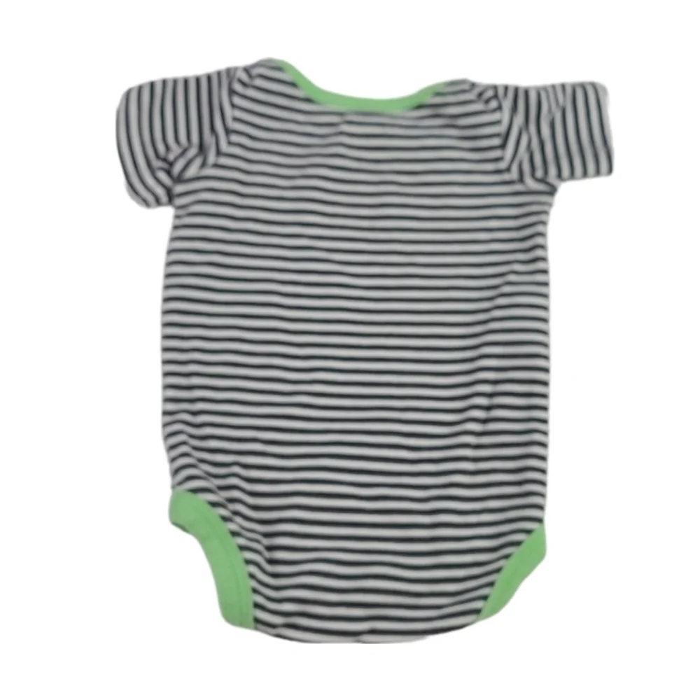 Baby Newborn Romper Short Sleeve Jumpsuit One Piece Outfit Happy Frog NB Green